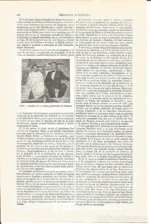 Postkarten: LAMINA V03998: Gandhi y R. G. Casey - Varios