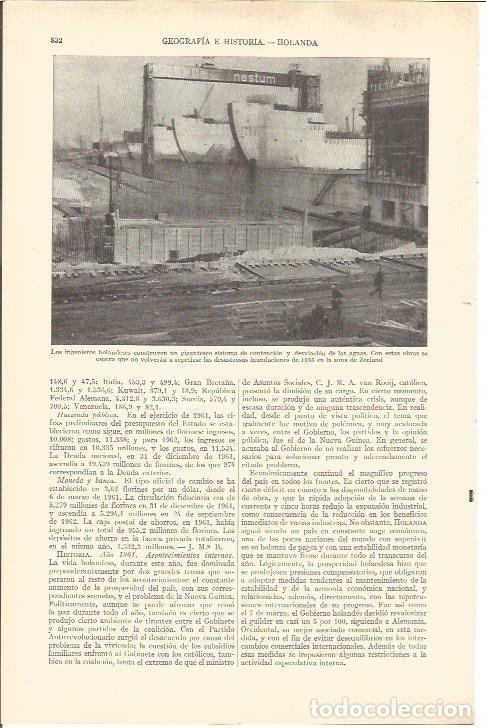 Postcards: LAMINA V03084: Sistema de contencion de aguas en Zeeland, Holanda - Varios