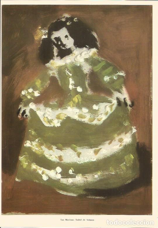 Postkarten: LAMINA V03048: Isabel de Velasco en Las Meninas por Picasso - Varios