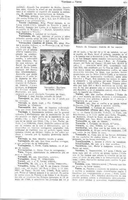 Postais: LAMINA 29181: Galeria de los Espejos de Versalles y Bautismo de Cristo, por Verrocchio - VVAA