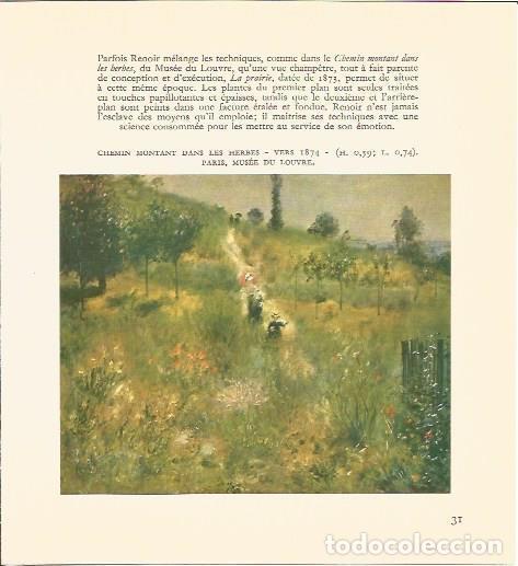Postais: LAMINA V03485: Chemin montant dans les herbes por Renoir - Denis Rouart