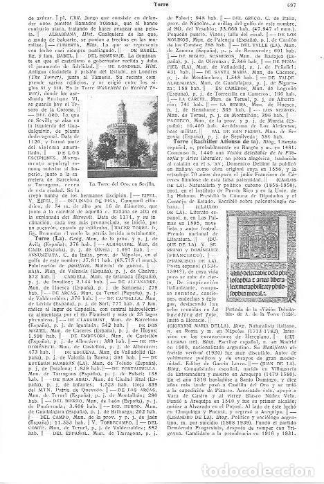 Postcards: LAMINA 29111: Torre del Oro en Sevilla - VVAA