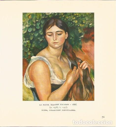 Postkarten: LAMINA V03502: La natte, Suzanne Valodon por Renoir - Denis Rouart