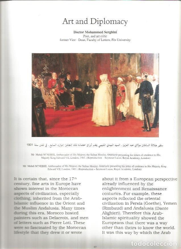 Postales: LAMINA V03526: El embajador Mehdi M'NEBHI presentando sus credenciales al Rey Eduardo VII en Londres