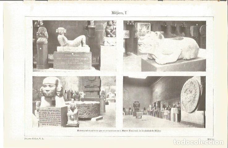 Postkarten: LAMINA V03275: Monumentos aztecas en el Museo Nacional, Mejico - Varios