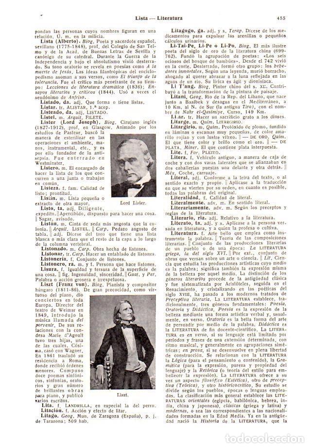 Postais: LAMINA 28389: Lord Lister y Liszt - VVAA
