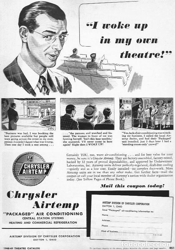 Postales: LAMINA 29439: Publicidad de Chrysler Airtemp - Paul J. Greenhalgh