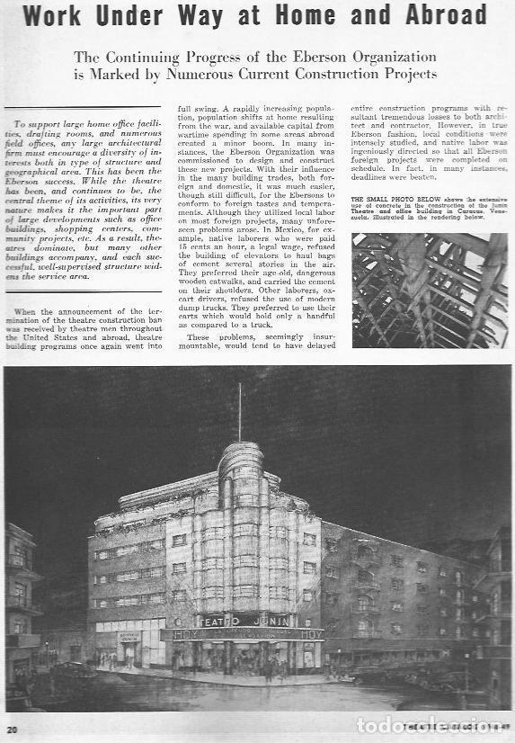 Postkarten: LAMINA 29244: Teatro Junin en Caracas, Venezuela - Paul J. Greenhalgh