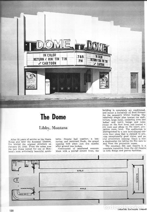 Postkarten: LAMINA 29294: The Dome en Libby, Montana - Paul J. Greenhalgh