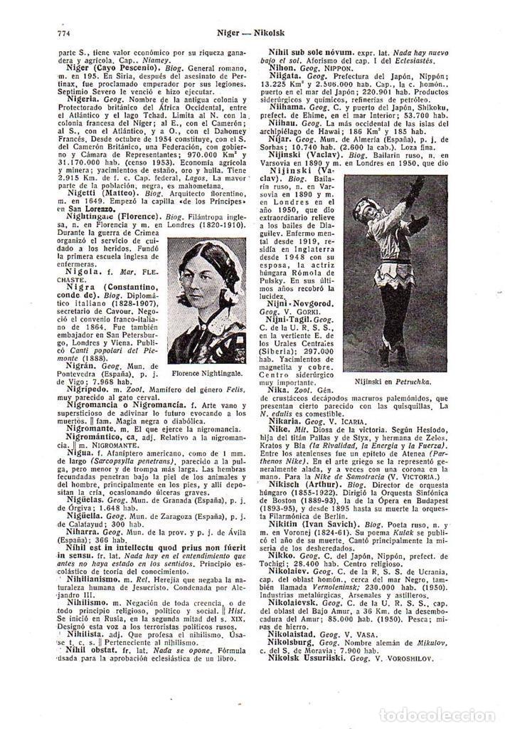 Postales: LAMINA 28743: Nijinski en Petr5uchka y Florence Nightingale - VVAA