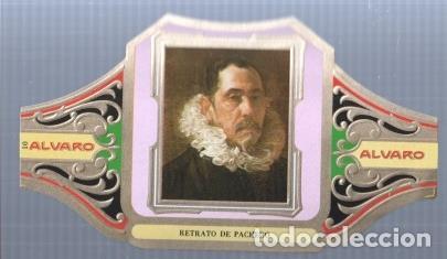Cartes Postales: VITOLA fabrica de tabacos ALVARO: Retrato de Pacheco, Velazquez - NULL