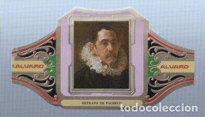 Postais: VITOLA fabrica de tabacos ALVARO: Retrato de Pacheco, Velazquez - NULL