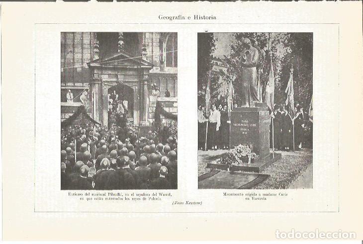 Postkarten: LAMINA V05092: Monumento a madame Curie en Varsovia - Varios