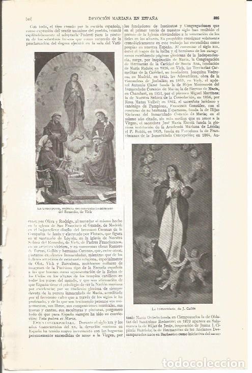 Postkarten: LAMINA V05007: La Inmaculada, por J. Galles - Varios