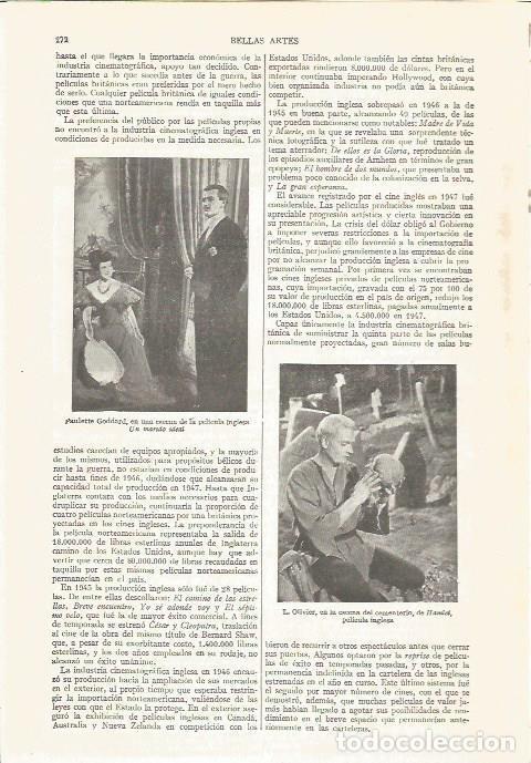 Postais: LAMINA V03859: Paulette Goddard en Un marido ideal y L. Olivier - Varios