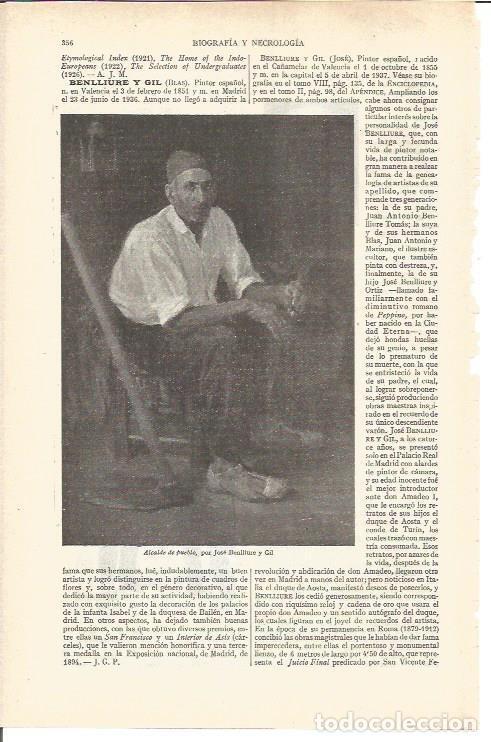 Postales: LAMINA V03703: Alcalde de pueblo por J. Benlliure y Gil - Varios