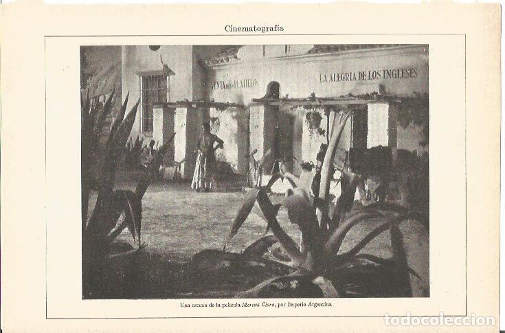 Postales: LAMINA V03672: Escena de Morena Clara por Imperio Argentina - Varios
