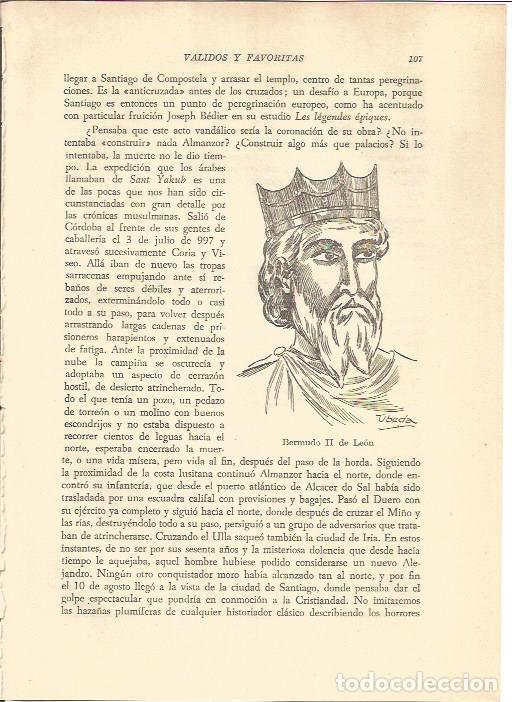 Postais: LAMINA V05262: Bermudo II de Leon - Rafael Ballester Escalas