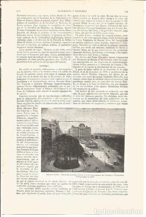 Postais: LAMINA V04141: Avenida Leandro Alem, Buenos Aires - Varios