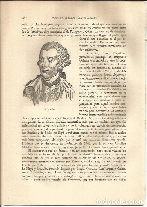 Postcards: LAMINA V05337: Struensee - Rafael Ballester Escalas
