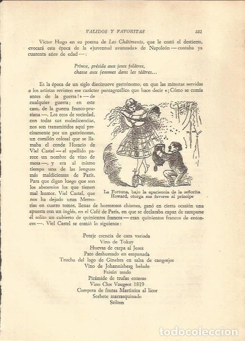 Cartes Postales: LAMINA V05364: La Fortuna, bajo la apariencia de la se&ntilde;orita Howard y el principe - Rafael Ballester