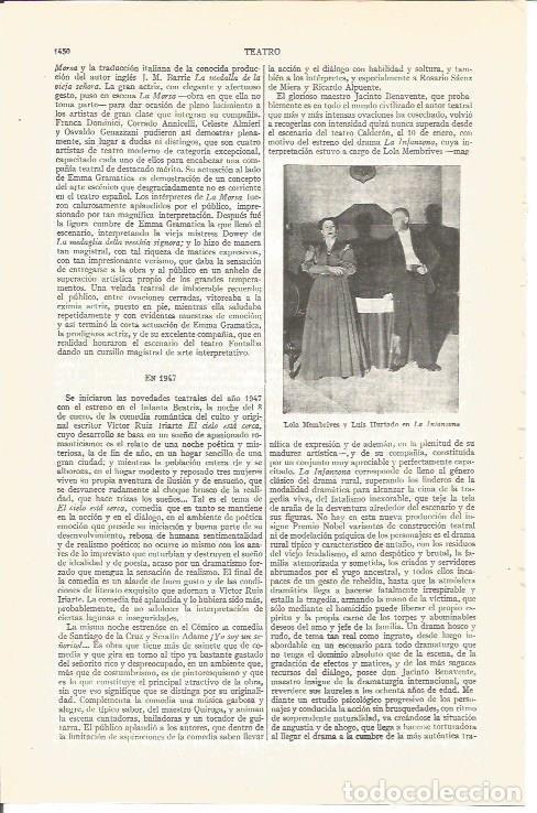 Postales: LAMINA V04098: Lola Membrives y Luis Hurtado - Varios