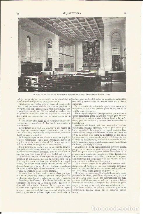 Postcards: LAMINA V04108: Capilla en Essen por Emilio Jung - Varios