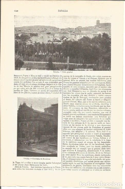 Postkarten: LAMINA V04431: Vista general de Tafalla, Navarra - Varios