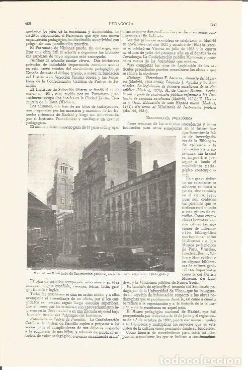 Postkarten: LAMINA V04235: Ministerio de Instrucci&oacute;n publica en Madrid - Varios