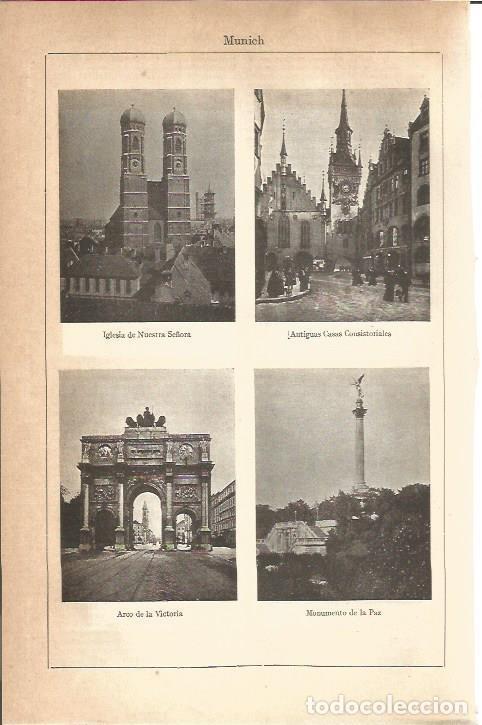 Cartoline: LAMINA V04561: Imagenes varias de Munich - Varios