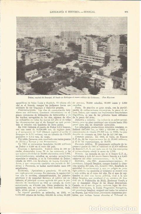 Cartes Postales: LAMINA V03120: Vistas de Dakar, Senegal - Varios