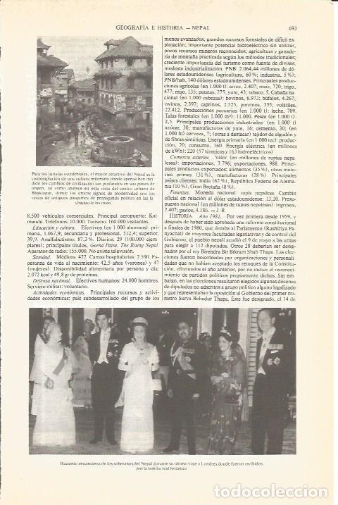 Postcards: LAMINA V04833: Soberanos del Nepal con Isabel II en Londres - Varios