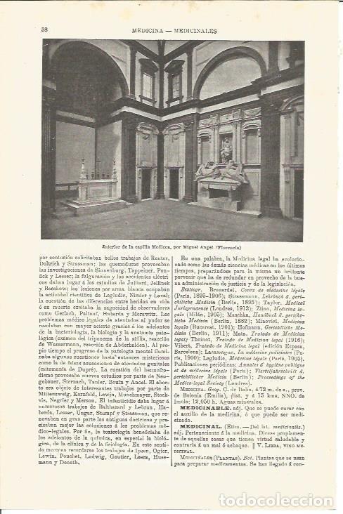 Postkarten: LAMINA V03202: Capilla Medicea por Miguel Angel en Florencia - Varios