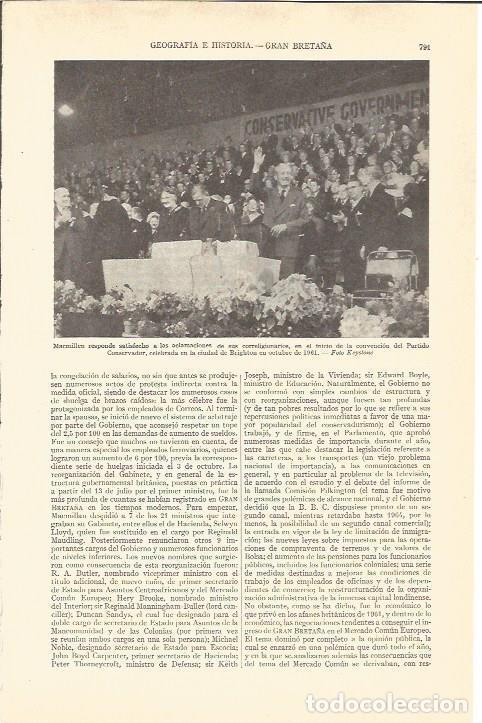 Cartoline: LAMINA V03074: Macmillen en la convencion del Partido Conservador, Brighton, 1961 - Varios