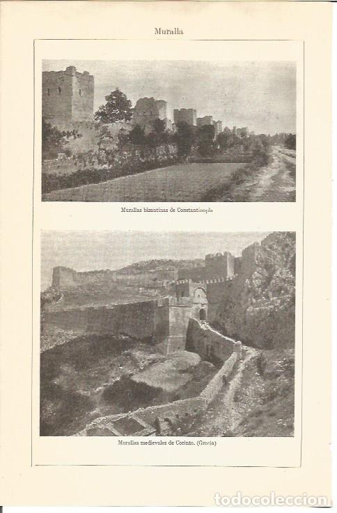 Cartoline: LAMINA V04582: Murallas en Constantinopla y Corinto - Varios