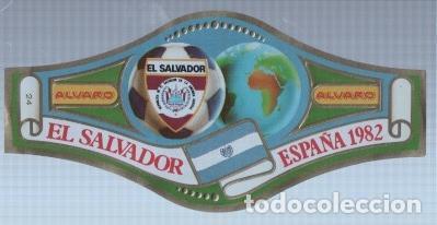 Postales: VITOLA fabrica de tabacos ALVARO: Mundial Futbol Espa&ntilde;a 1982: El Salvador - NULL