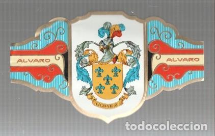 Cartoline: VITOLA fabrica de tabacos ALVARO: Heraldica: Gomez - NULL