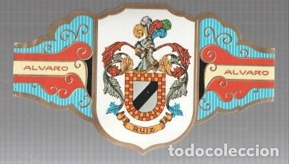 Cartoline: VITOLA fabrica de tabacos ALVARO: Heraldica: Ruiz - NULL