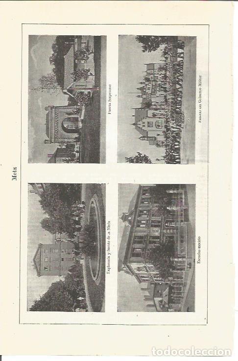 Postcards: LAMINA V03454: Vistas varias de Metz - Varios