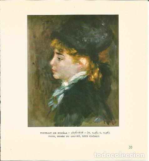 Cartoline: LAMINA V03486: Portrait de modele por Renoir - Denis Rouart