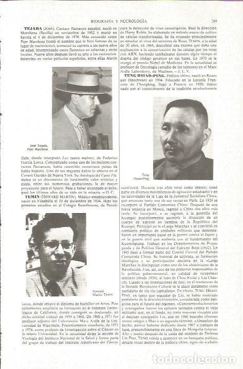 Postkarten: LAMINA V06112: Teng Hsiao-Ping y Pepe Marchena - Varios