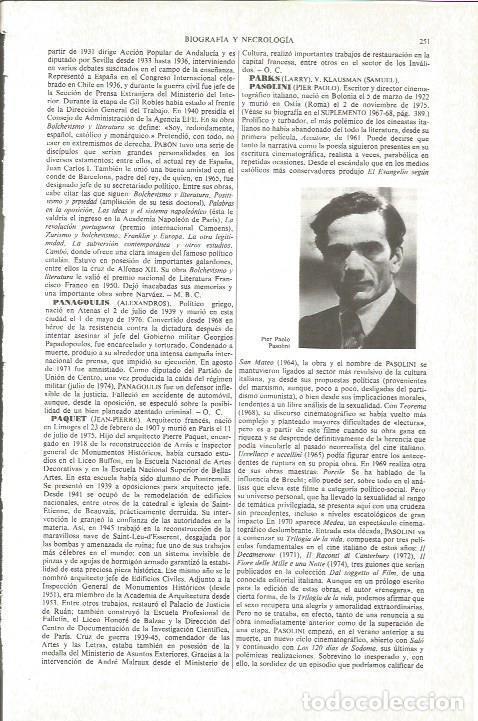Postales: LAMINA V06105: Piere Paolo Pasolini - Varios