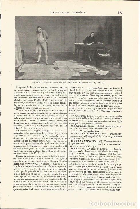 Postais: LAMINA V03318: Napoleon dictando sus memorias por Orchardson - Varios