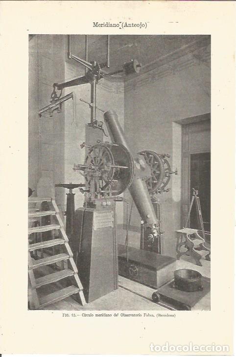 Postcards: LAMINA V03393: Circulo meridiano del Observatorio Fabra en Barcelona - Varios