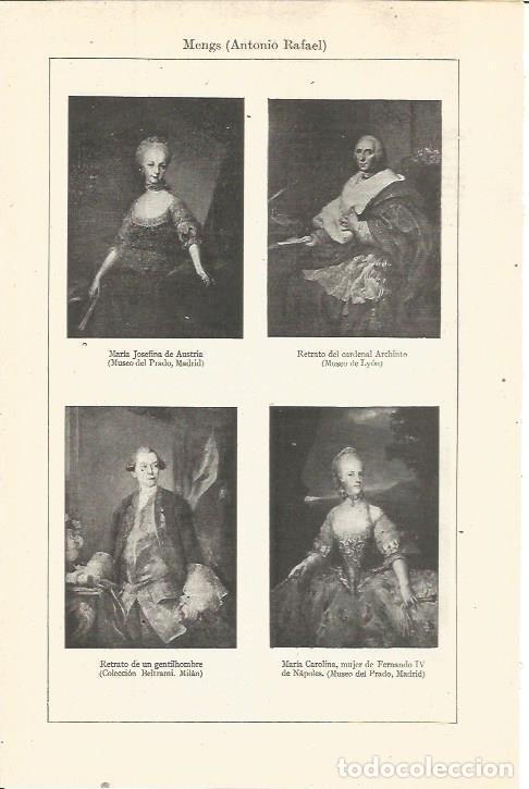 Postcards: LAMINA V03337: Retratos por Antonio Rafael Mengs - Varios