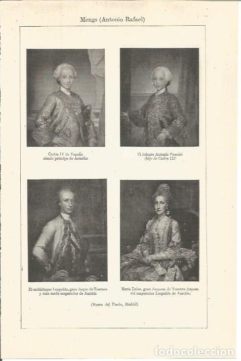 Postkarten: LAMINA V03338: Varios retratos por Antonio Rafael Mengs - Varios