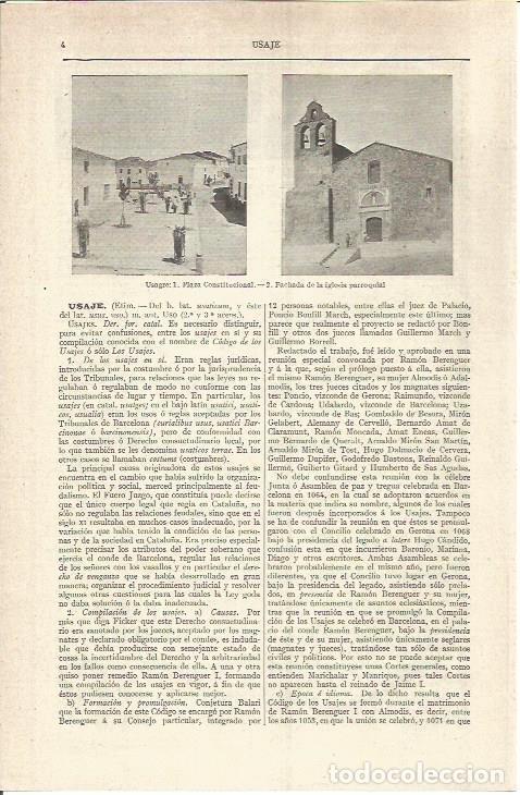 Cartoline: LAMINA V05738: Vistas de Usagre, Badajoz - Varios