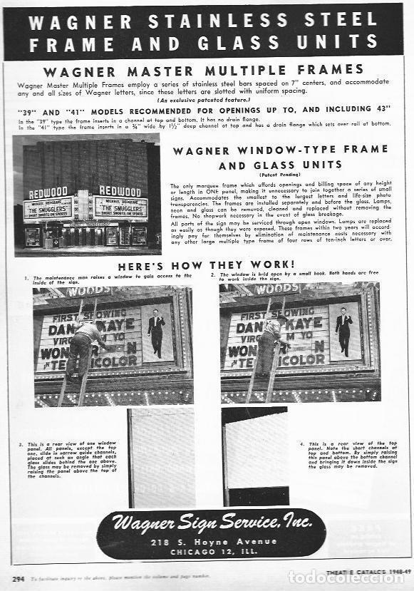 Postales: LAMINA 29373: Publicidad de Wagner Sign Service Inc. - Paul J. Greenhalgh