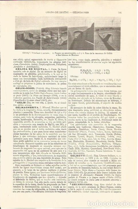 Postais: LAMINA V05659: Trinchera y puente en Gelida, Barcelona - Varios