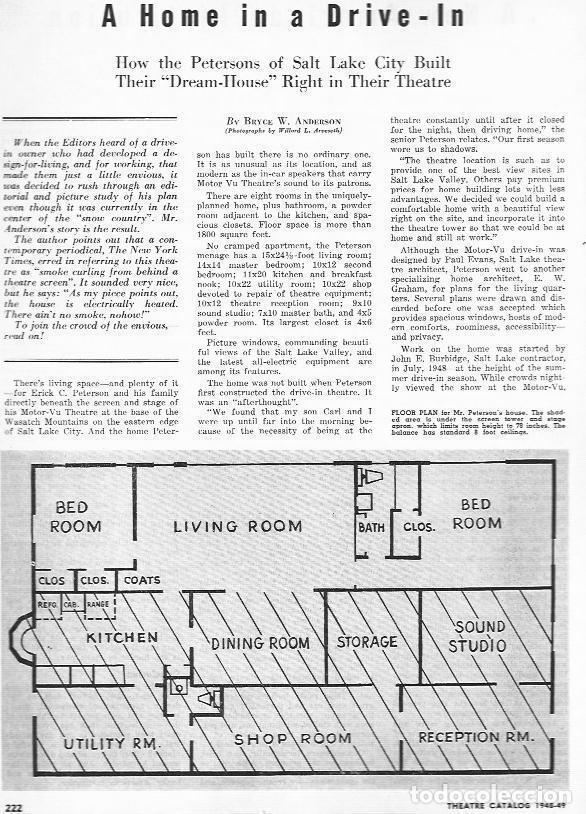 Postkarten: LAMINA 29341: Plano de la c asa de Mr. Peterson de Salt Lake City - Paul J. Greenhalgh